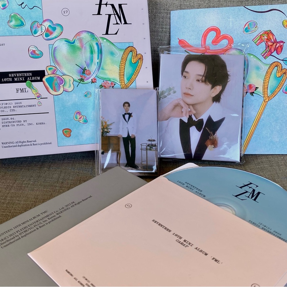 NEW JOSHUA Photocards SEVENTEEN 10th Mini Album 'FML' CD CARAT Version
